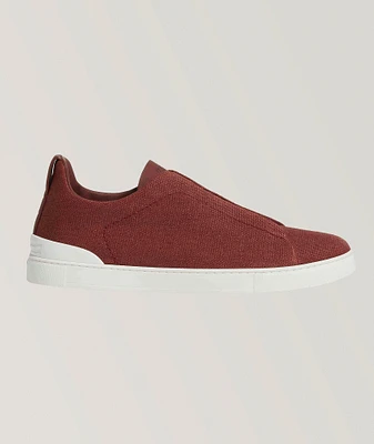 Oasi Triple Stitch Linen Sneakers