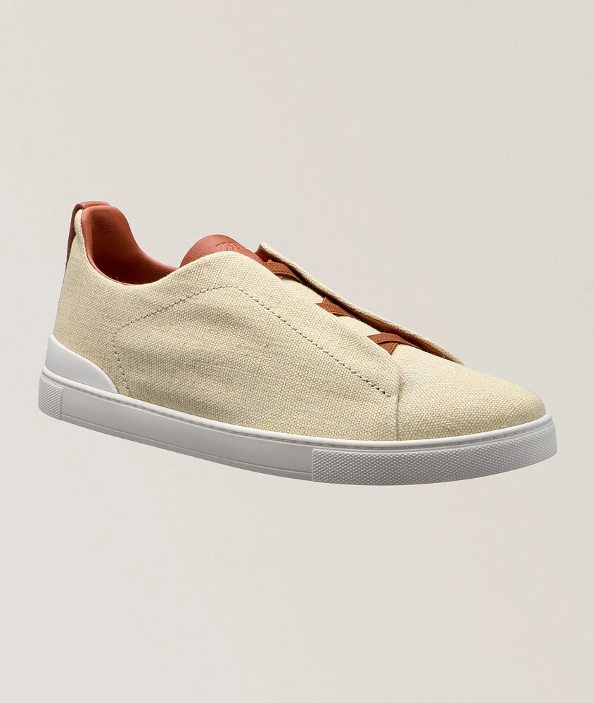 Oasi Triple Stitch Linen Sneakers