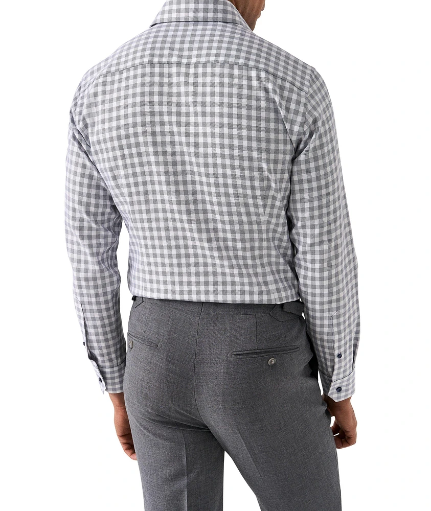 Contemporary-Fit Check Twill Dress Shirt