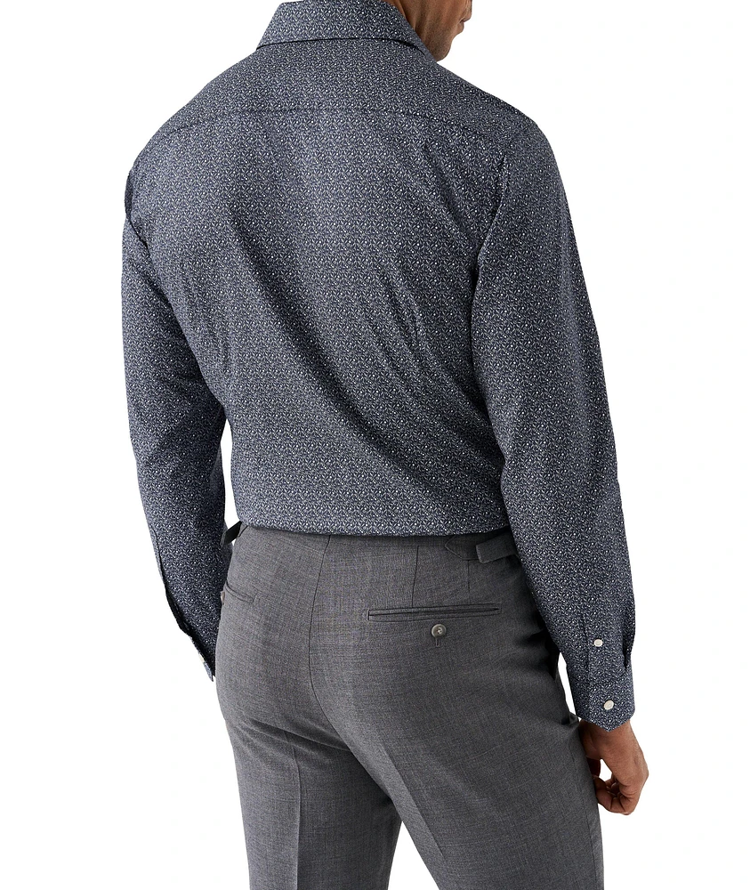 Contemporary-Fit Floral Twill Dress Shirt