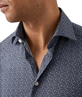 Contemporary-Fit Floral Twill Dress Shirt