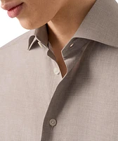 Contemporary-Fit Mélange Twill Dress Shirt