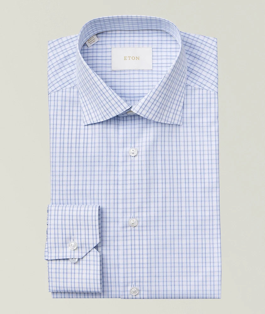 Slim-Fit Elevated Check Dress Shirt