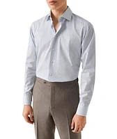 Slim-Fit Stripe Twill Dress Shirt