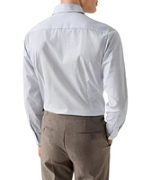 Slim-Fit Stripe Twill Dress Shirt