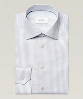 Slim-Fit Stripe Twill Dress Shirt
