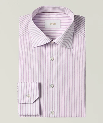 Slim-Fit Elevated Stripe Dress Shirt