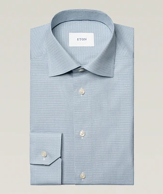 Contemporary-Fit Semi-Solid Dobby Shirt