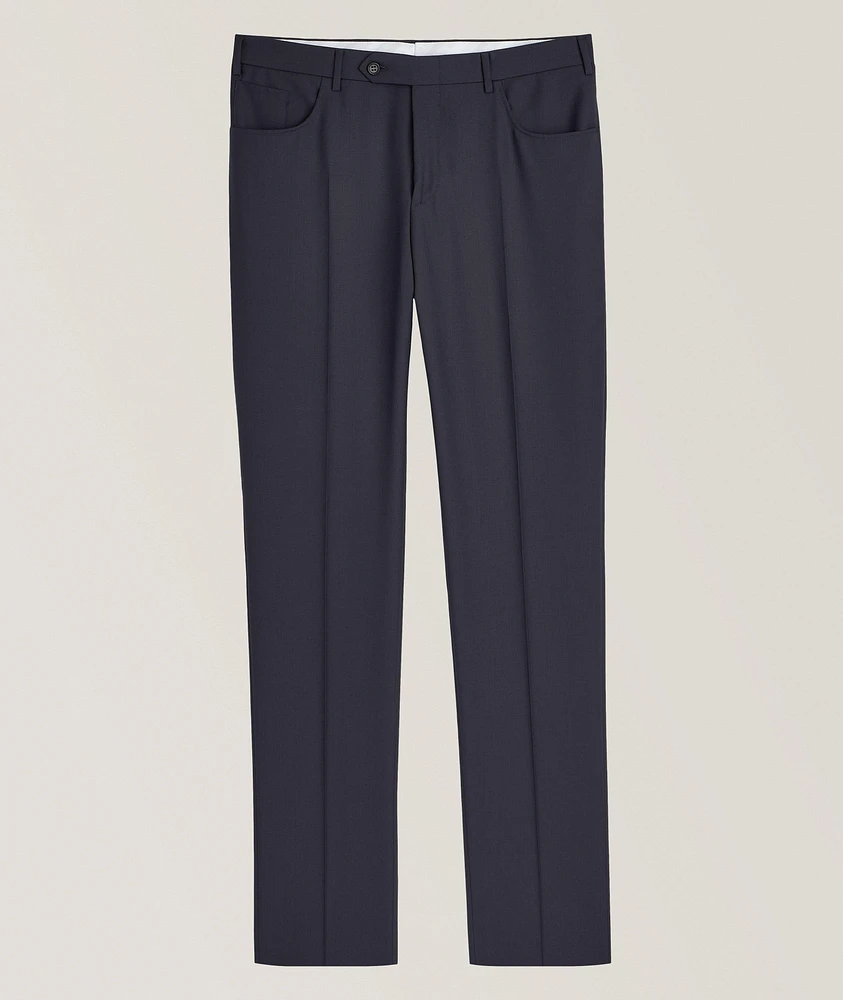 Five-Pocket Wool Dress Pants
