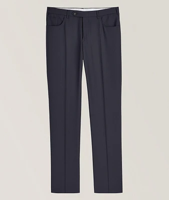 Five-Pocket Wool Dress Pants