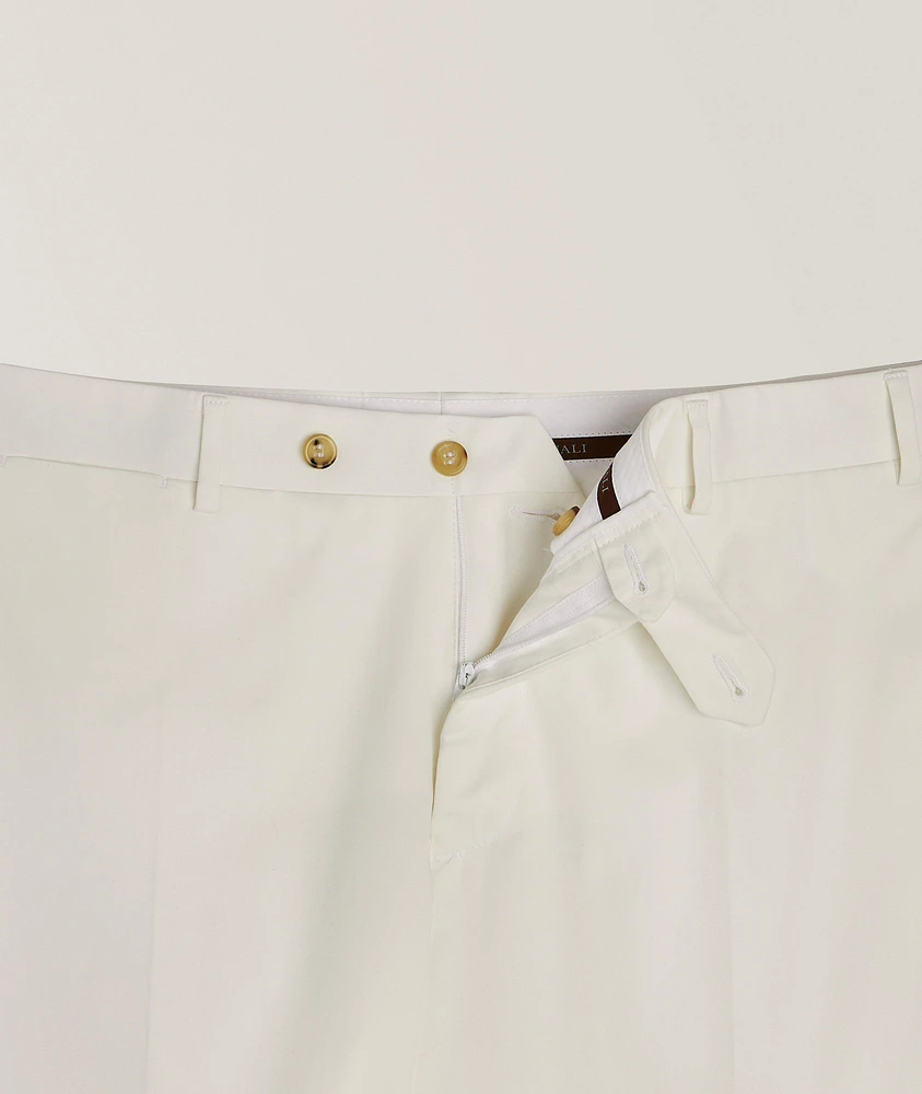 Kei Stretch-Cotton Dress Pants