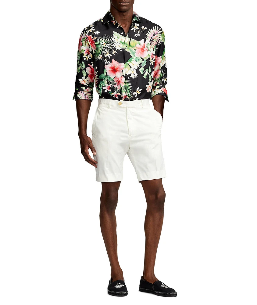 Slim-Fit Stretch-Cotton Chino Shorts