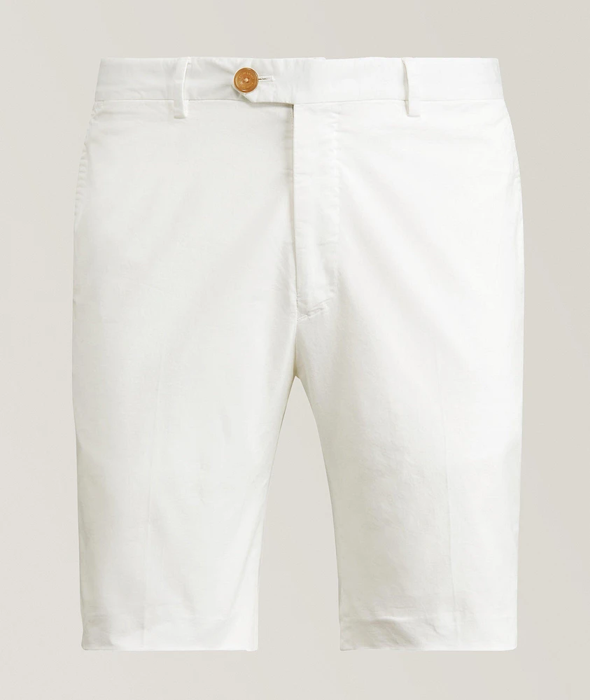Slim-Fit Stretch-Cotton Chino Shorts