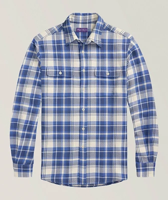 Cooper Plaid Cotton Twill Shirt