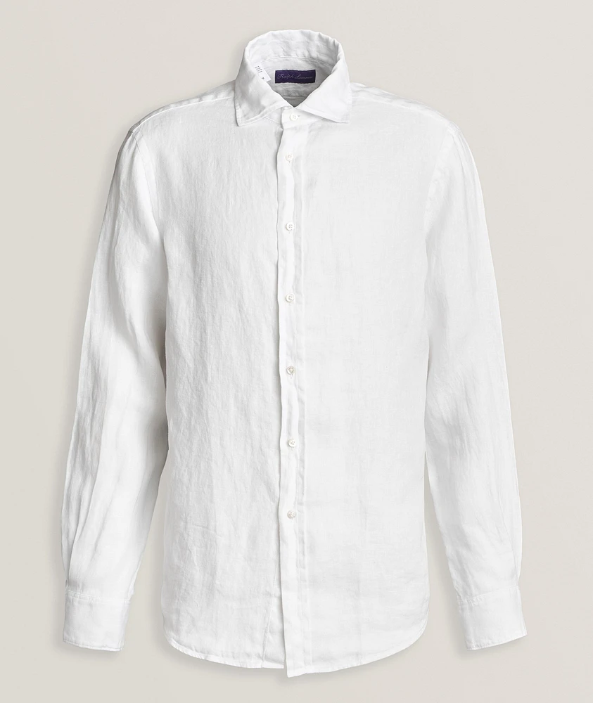 Aston Basketweave Linen Sport Shirt