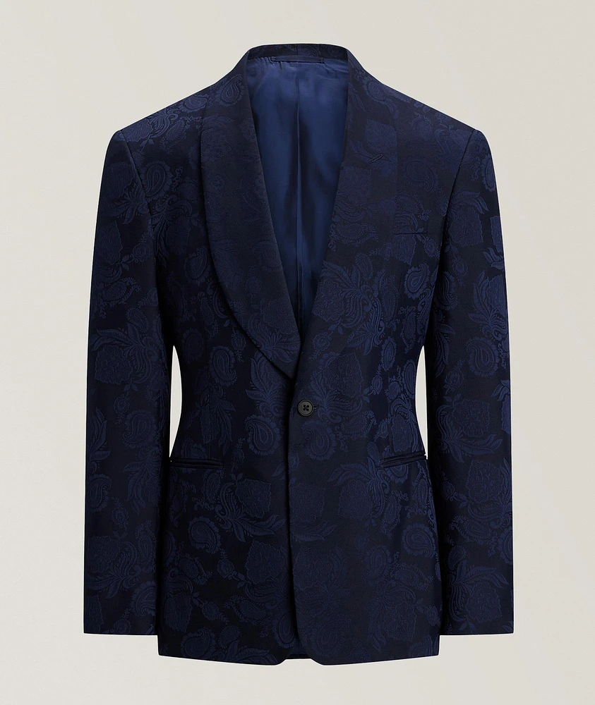 Kent Hand-Tailored Paisley Tuxedo Jacket