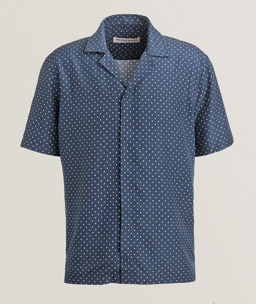 Polka Dot Lyocell Shirt