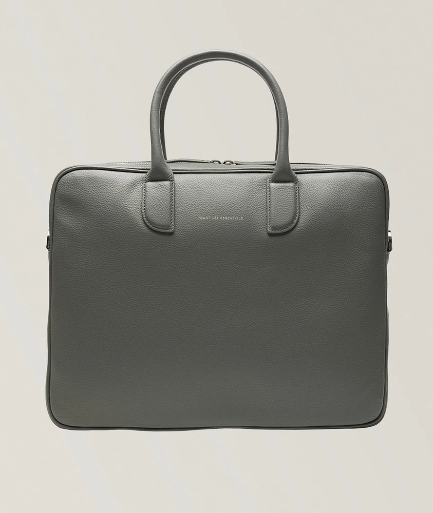 Lesage Pebble-Grained Leather Briefcase