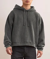 Garment-Dyed Cotton Logo Hooded Sweater