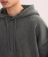 Garment-Dyed Cotton Logo Hooded Sweater