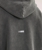 Garment-Dyed Cotton Logo Hooded Sweater