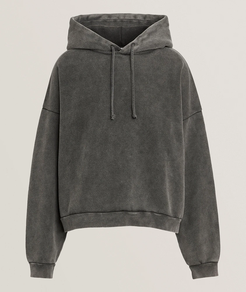 Garment-Dyed Cotton Logo Hooded Sweater