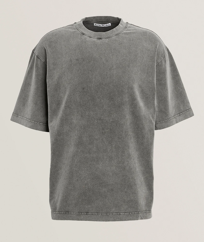 Garment-Dyed Cotton Logo T-Shirt