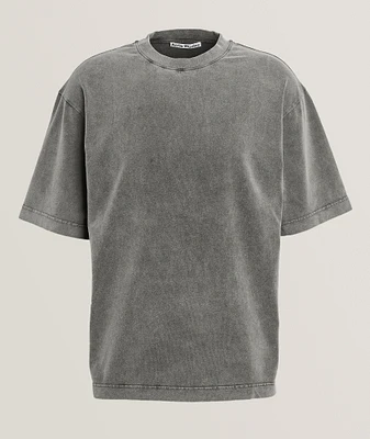 Garment-Dyed Cotton Logo T-Shirt