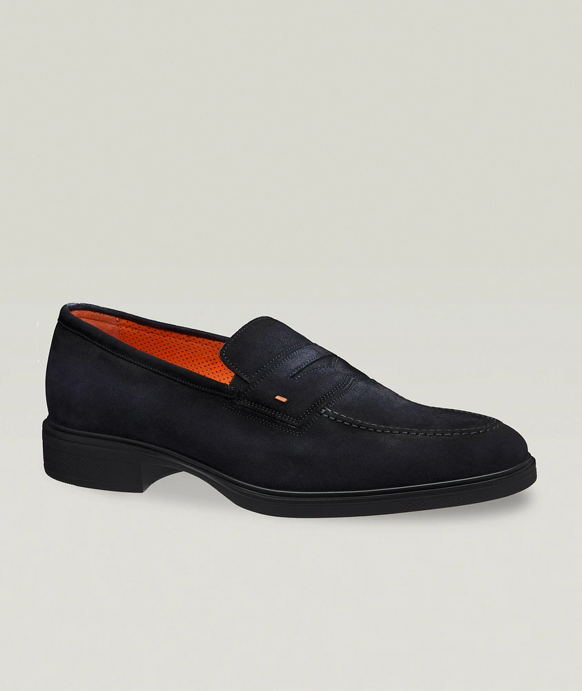 Easy Suede Penny Loafers