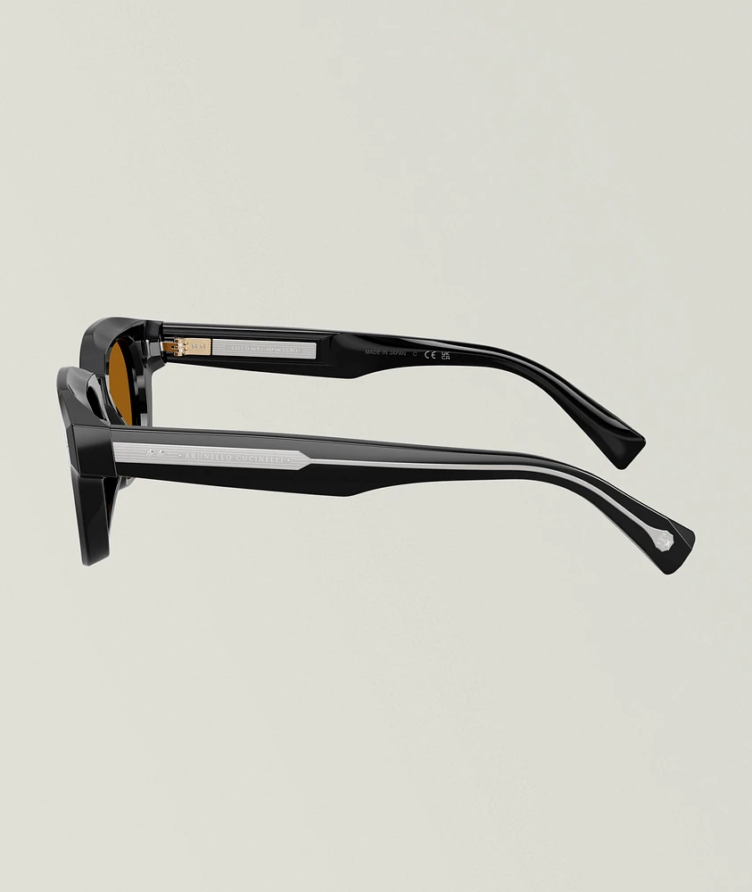 Jared Rectangular Acetate Sunglasses