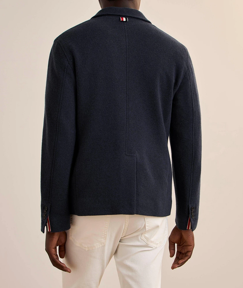 Wool-Silk-Cashmere Sack Sport Jacket