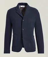 Wool-Silk-Cashmere Sack Sport Jacket