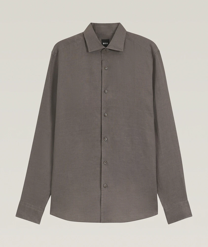 X Beckham Linen Dress Shirt