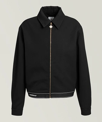 Logo Wool Blouson Jacket