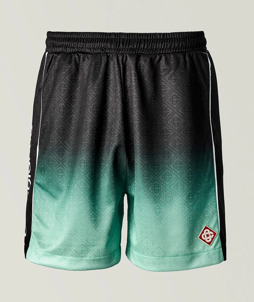 Gradient Monogram Jacquard Soccer Shorts