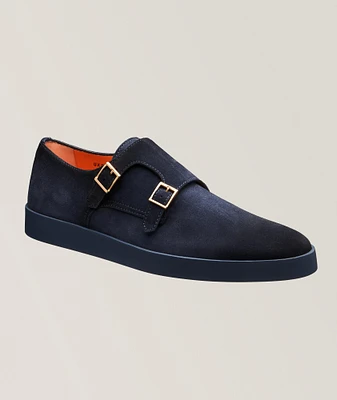 Atlantis Suede Double Monkstraps