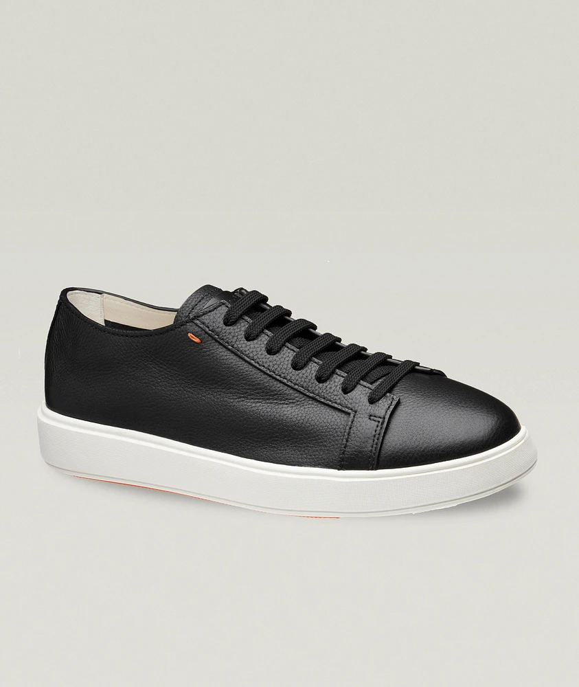 Pebbled Deerskin Sneakers