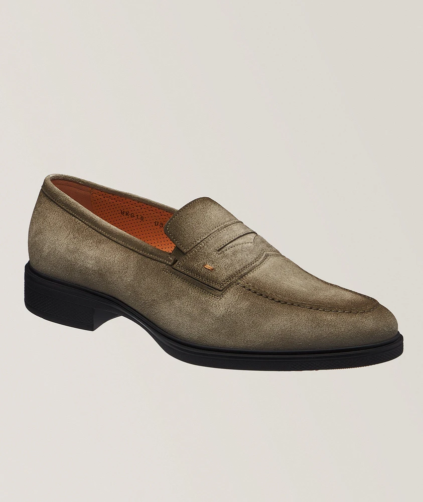Easy Suede Penny Loafers
