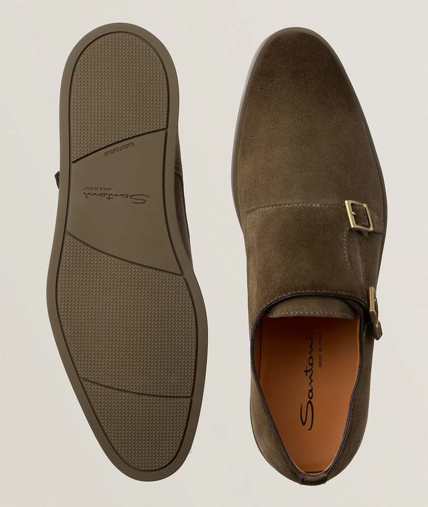 Atlantis Suede Monkstraps