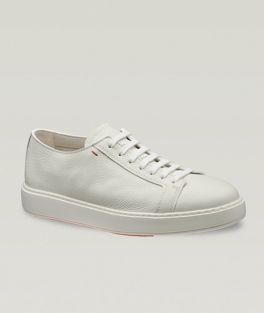 Pebbled Deerskin Sneakers