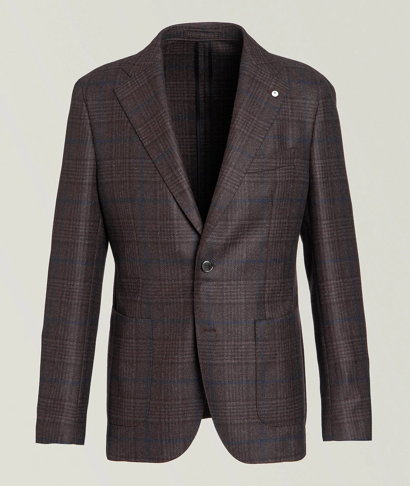 Checked Wool Sport Jacket