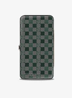 Harry Potter Slytherin Crest Heraldry Checkers Hinged Wallet