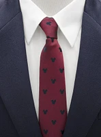Disney Mickey Mouse Red Pin Dot Tie