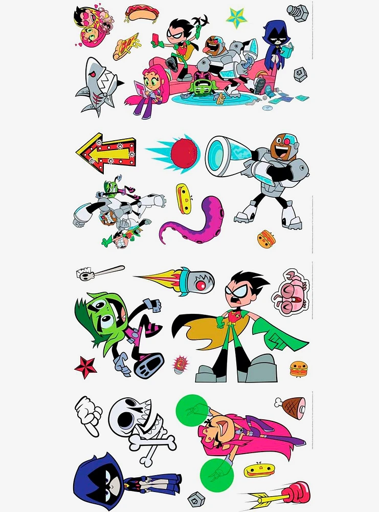 DC Comics Teen Titans Go! Peel And Stick Wall Decals