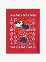 Disney Minnie Mouse Holiday Sweater Sweatshirt
