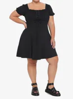 Black Empire Dress Plus