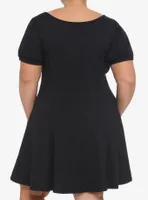Black Empire Dress Plus