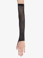 Black Fishnet Ring Arm Warmers