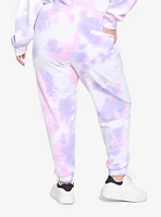 My Melody & Kuromi Pink & Purple Wash Girls Sweatpants Plus Size