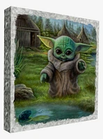 Star Wars The Mandalorian Child's Play 14" x 14" Metal Box Art